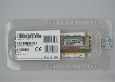 China La memoria 647897-B21 8GB del servidor de HP SE DOBLA MEMORIA RAM de ESPESA de la ENERGÍA BAJA de PC3L-10600 CAS-9 en venta