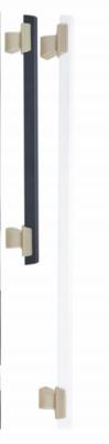 Китай Блинтование тяги ручки двери металла высококачественной роскошной деревянной черноты двери бронзовое высекая алюминиевый большой набор тяги ручки продается