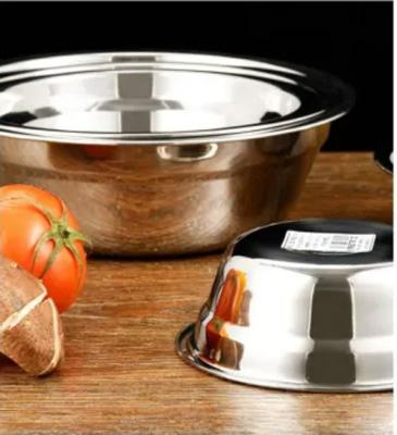China 26cm Stainless Steel Pan Food Container Bowel Steam Table Pan en venta