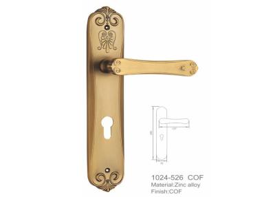 China Multistyle 85mm zinc door handle  Highly Skilled Process Light Weight For Entrance Door for sale