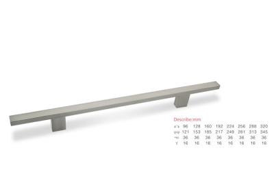 Китай Анодированные алюминиевые ручки тяги, Sandblasting алюминиевая ручка 64/96/128mm шкафа продается