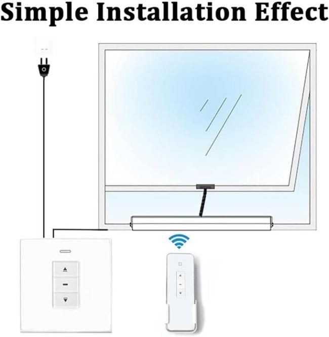 Stroke Automatic Chain Window Opener Actuator, Smart Skylight Vent Opener for Greenhouse, Roof and Smart Home Automation 2