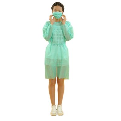 China Non Woven Disposable Medical Gowns With 18-40g/M2 Weight Free Samples for sale