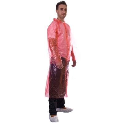 China Fluid Resistant Breathable Lab Coats , 100% Biodegrade Disposable Rain Ponchos for sale