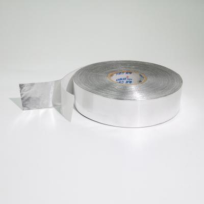 China Acrylic Heat Resistant Self Adhesive Aluminium Foil Tape 25M Length Silver Color for sale