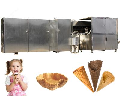 China cadena de producción del cono de helado del acero inoxidable 4000pcs/H en venta