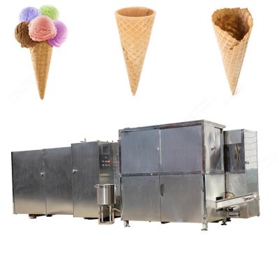 China Tipo cadena del túnel de producción quebradiza rodada del cono de helado en venta