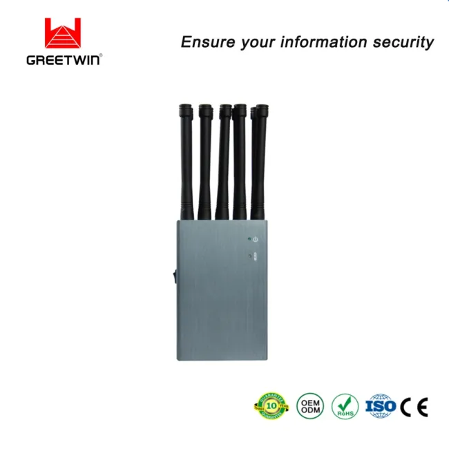 10 Channel Handheld Jammers WiFi and 3G 4G LTE Mobile Phone Signal Jammer