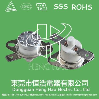 Chine Thermostats bimétalliques de disque d'action de rupture de l'utilisation KSD301 de bouton-pression de maïs de commutateur de contrôle de température à vendre