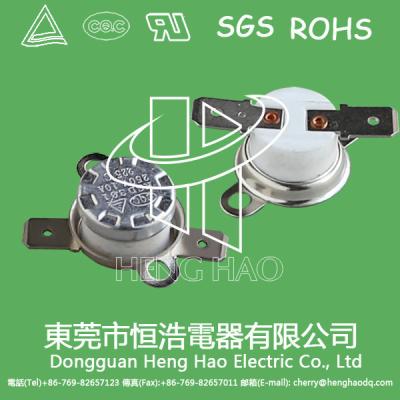 China Normally Closed / Open KSD301 Bimetal Thermostat Manual Reset Thermal Cut Out Switch for sale