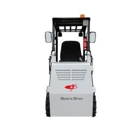 China 800kg Electric Skid Steer Loader Hydraulic Articulated Steering 1880kg Weight for sale