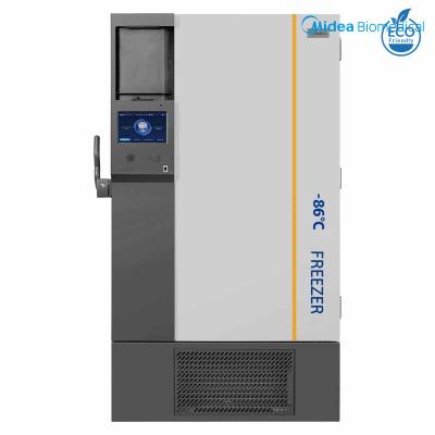 China Compresor de frecuencia fija gabinete vertical - 86L congelador médico para almacenamiento de laboratorio en venta
