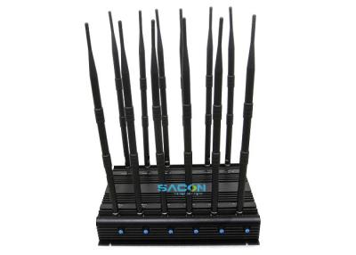 China 315MHz / 433MHz Mobile Phone Network Jammer 30 Watt With Good Cooling System for sale