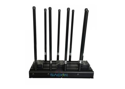 China 8 Bands Anti Drone Signal Jammer 150w High Power With 1km Long Distance for sale
