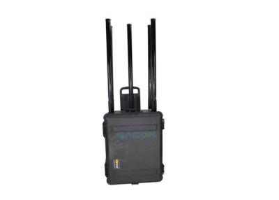 China 5 Antennas 150w Portable Manpack Jammer Waterproof Case With Customized Frequency for sale