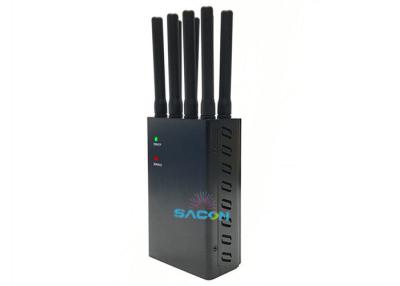 China 8 Channels High Power 3G 4G Signal Jammer Handheld 2w Power Anti Tracking for sale
