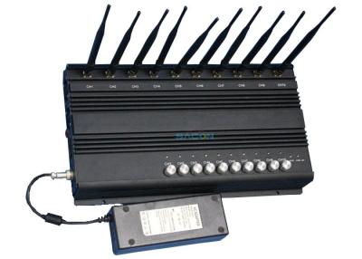 China 2G 3G 4G GPS Cell Phone Wifi Jammer , Mobile Phone Signal Blocker For Schools for sale