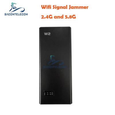 China 5200mAH 3w Bloqueador de señal WiFi portátil 2.4G 5.2G 5.8G ISO9001 en venta