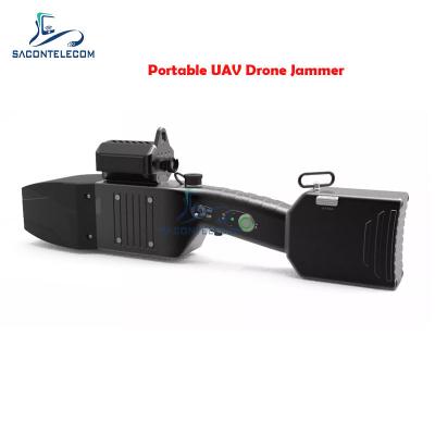 China 80wh UAV Drone Signal Jammer Forced Landing 1.3km IP66 2.4Ghz 5.8Ghz for sale