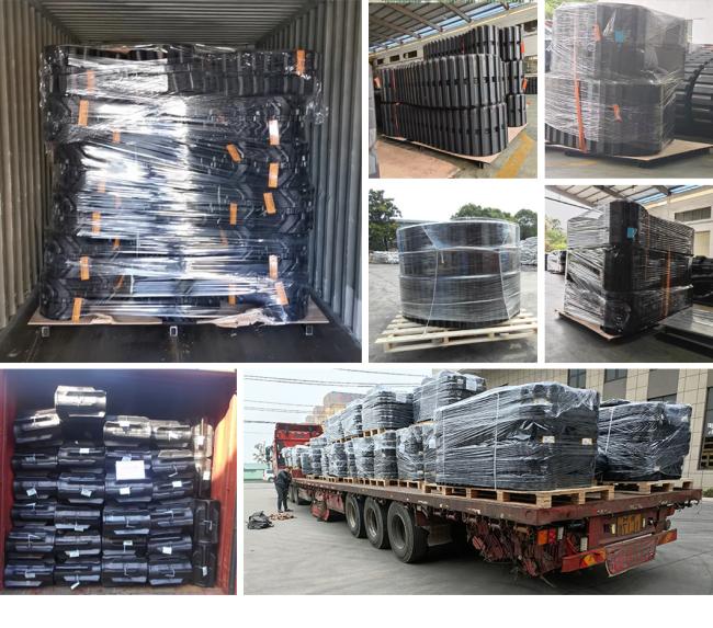 Morooka Mst2500 Tracked Dumper Crawler Rubber Track 900*150*80 for Engineering Construction Machinery Parts