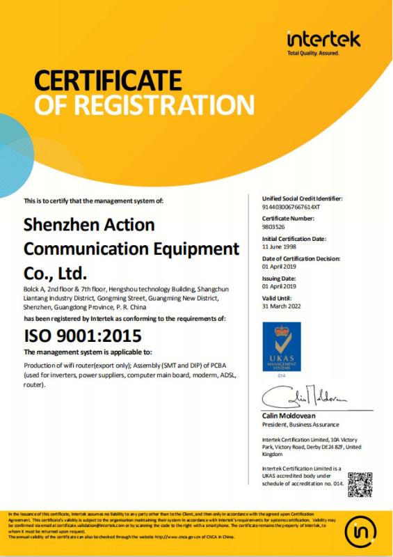 ISO9001:2015 - Mestech Technology