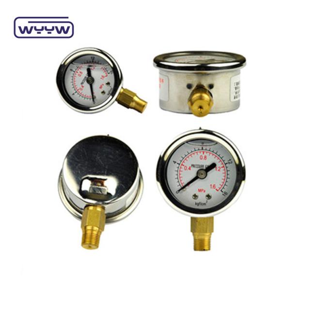 Semi-Stainless Steel Oil Filled Pressure Gauge