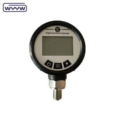 China 63mm Mbar Bar Digital Manometer Water Pressure Bottom Mount for sale