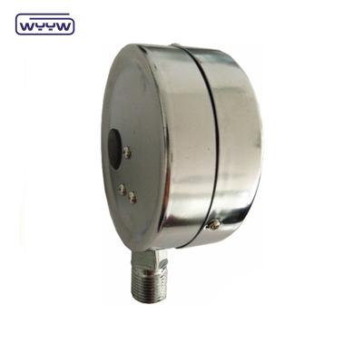 China M20X1.5 pipe 100mm standard general pressure gauge for sale