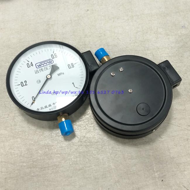Remote pressure gauge technical diagram