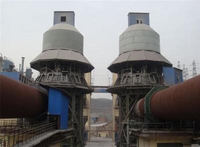China Horno rotatorio calcinado escoria del proceso seco de la piedra caliza para el cemento que hace la planta en venta