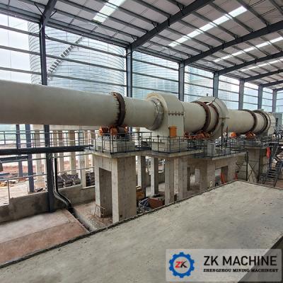 China High Capacity Ceramic Rotary Kiln Plant 48-1000 T/D Convenient Maintenance for sale
