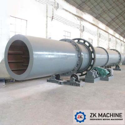 China Small Fly Ash Industrial Rotary Dryer , Three Cylinder Rotating Drum Dryer for sale