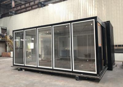 China Black Shell Composite Floor Expandable Shipping Container House for sale