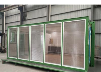 China Used Luxury Prefabricated 20ft PVC Expandable Container With Bathroom for sale