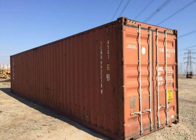 China Corten Steel 40HC Storage Used Dry Freight Container for sale