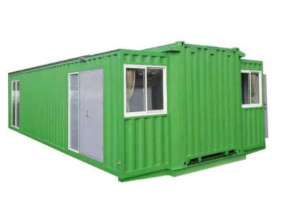 China Double Side 70m2 Modified Shipping Container 40HC Expandable Container House for sale