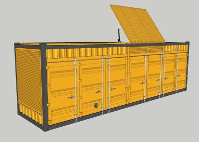 China 13M2 Frame Box Shipping Container Equipment 20GP IP54 for sale