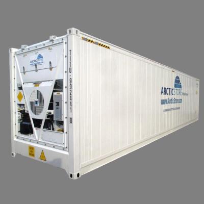 China Galvanized Steel Refrigerated Shipping Container 20' for sale