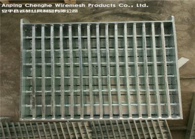 China Flat Bar Galvanised Heavy Duty Steel Grating Manul Welding For Airports for sale