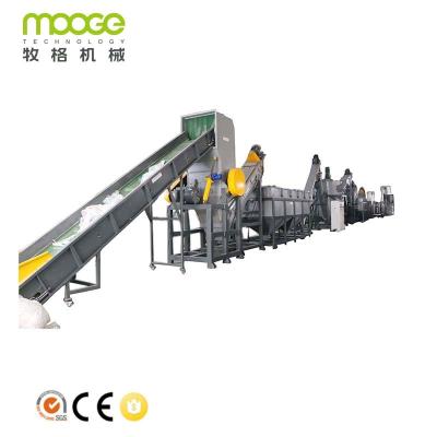 China PE PP Woven Plastic Washing Plant , Sustainable PET Flakes Washing Plant for sale