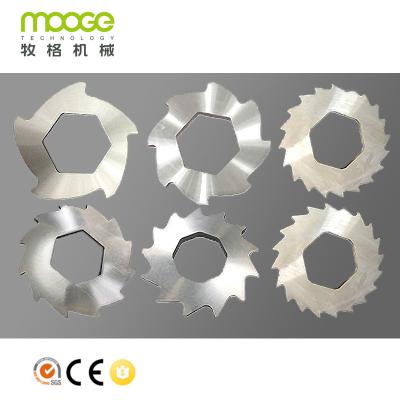 China Durable Double Axis Plastic Shredder Blades , 20mm Industrial Shredder Blades for sale