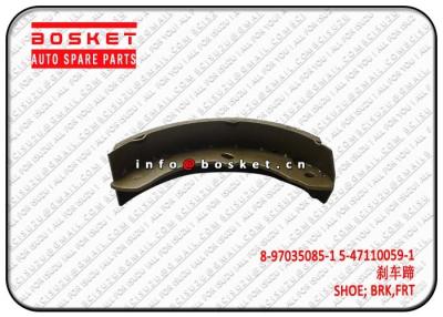 China Isuzu NKR55 4JB1 Front Brake Shoe 8970350851 5471100591 8-97035085-1 5-47110059-1 for sale