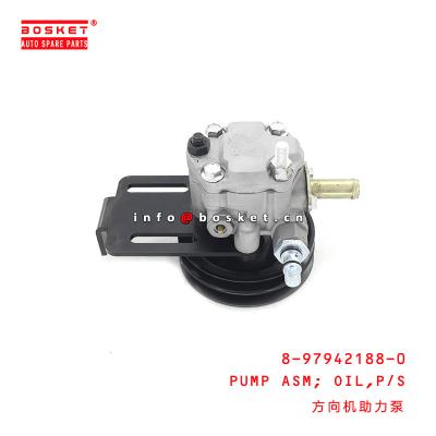 Chine 8-97942188-0 Assemblée 8979421880 de pompe à huile de direction assistée de pièces de 4JA1 4JH1 Isuzu D-MAX à vendre