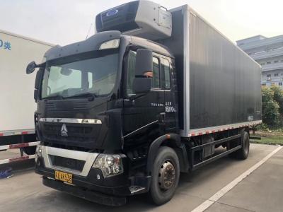 China HOWO 10 Wheels 6*4 Used Refrigerator Truck Freezer Refrigerated Container Truck For Sale for sale