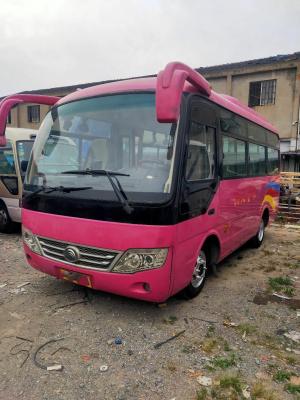 China Second Hand Mini Used Yutong Bus ZK6609D2 19 Seats Front Engine Air Conditioner for sale