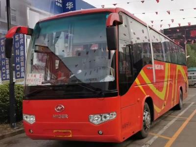 China 2nd Hand Coach Middle Passenger Door 51 Seats Red Color 10.5 Meters Yuchai Engine Used Higer Bus KLQ6109 for sale