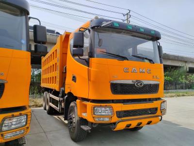 China Used Commercial Dump Trucks 316hp 6×4 Drive Model 10 Tires CAMC Heavy Duty Dump Truck Flat Head for sale