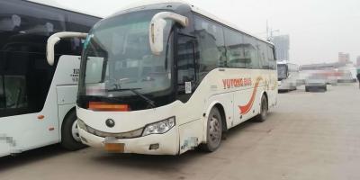 Chine 37 sièges ont employé la marque de Yutong d'autobus de YUTONG avec l'airbag de coffre-fort de moteur diesel à vendre