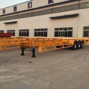 China 6850*2500*1400 Mm Second Hand Small Trailers , Used Semi Trailers YORK Brand for sale
