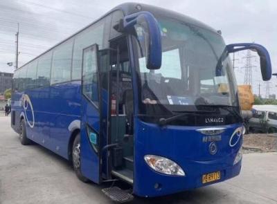 China Sunlong Brand Blue Color Used Coach Bus 51 Seats Good Condition 3600mm Bus Hight for sale